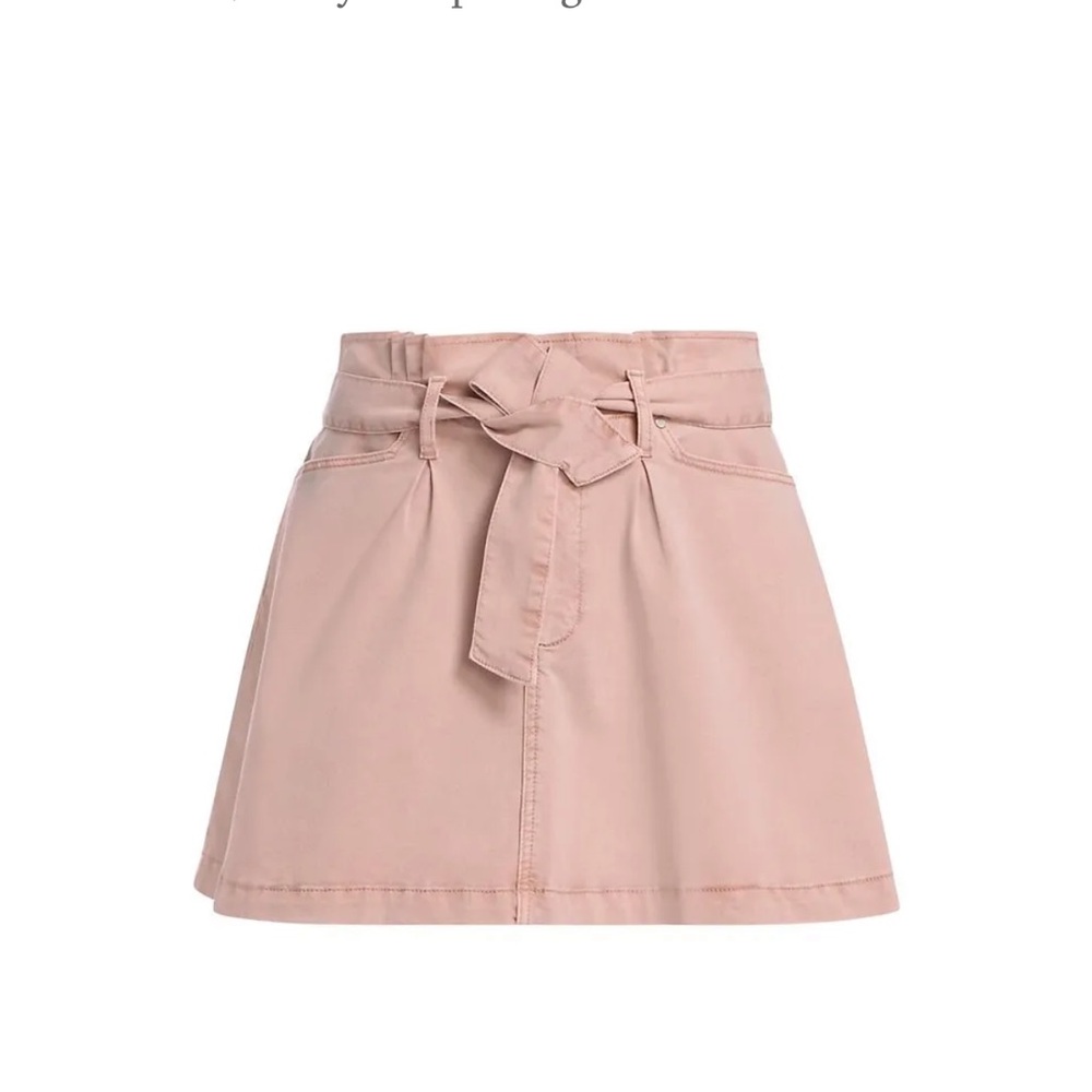 Paige Nayla Pink denim Skirt